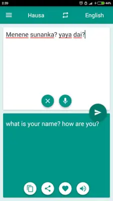 Hausa-English Translator android App screenshot 1