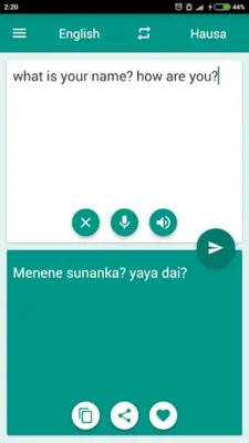 Hausa-English Translator android App screenshot 2